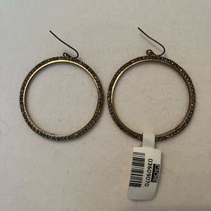 NWT Large hoop earrings